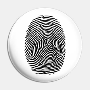 fingerprint CSI Crime Scene Pin