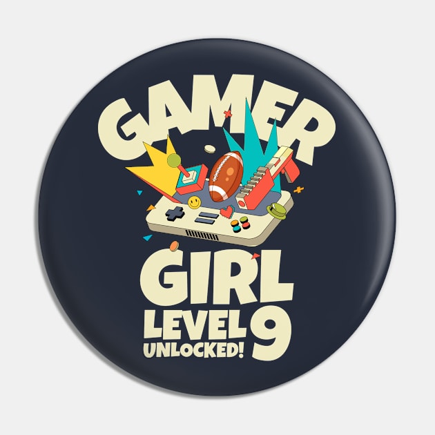 Gamer Girl Level 9 Unlocked! Pin by Issho Ni