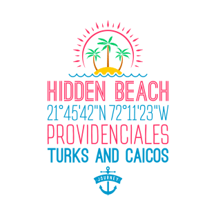 Hidden Beach, Providenciales, Turks and Caicos Islands T-Shirt