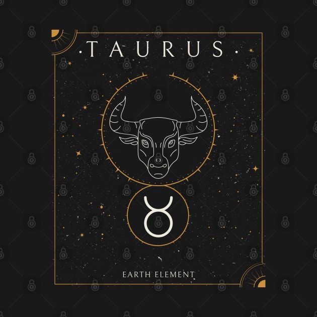 Taurus Zodiac Horoscope Sign Astrology Tarot Cosmos by Sassee Designs