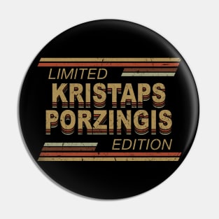 Limited Edition Kristaps Name Sports Birthday Gifts Pin