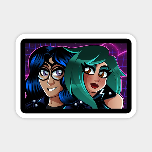 Deimos and Ivy collab pic Magnet by TheVerdantHawk