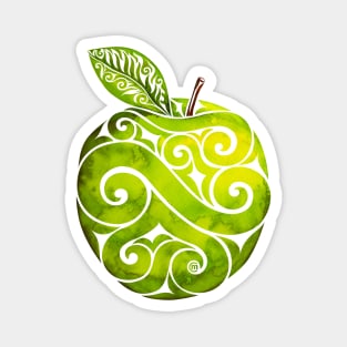 Swirly Apple Magnet