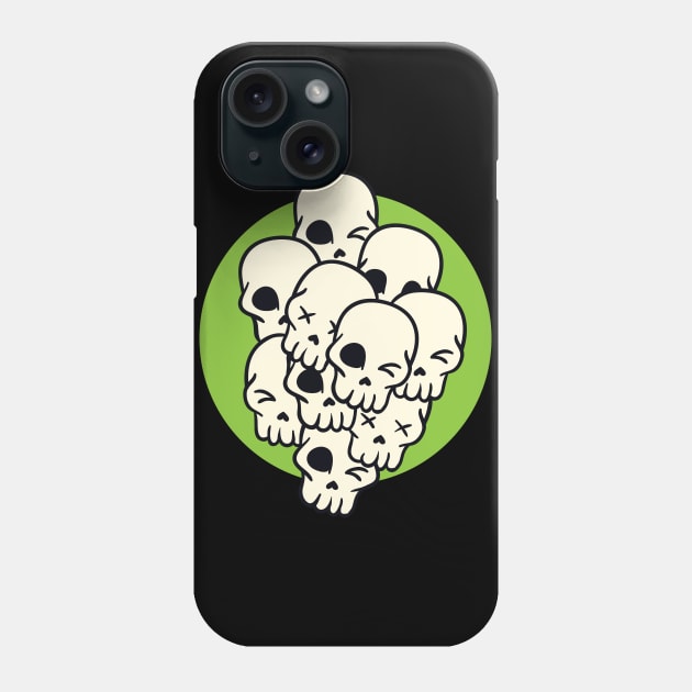 It's about skulls - All Skulls Phone Case by Eskitus Fashion