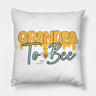 Grandpa to bee-Buzzing with Love: Newborn Bee Pun Gift Pillow