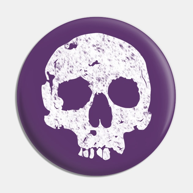 Head Skull Pin by ilrokery