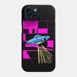 Ufo illustration Phone Case