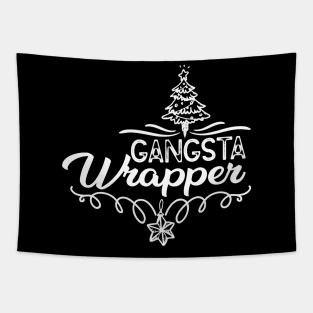 Gangsta Wrapper - Christmas Funny Tapestry