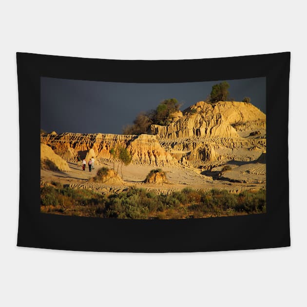 Pinnacles at Sunset #1 Tapestry by Carole-Anne