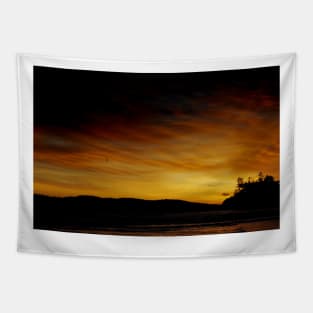 Sunset Long Beach Tofino Vancouver Island Canada Tapestry