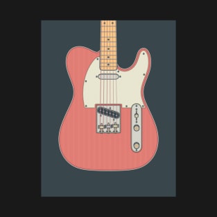 Fiesta Red Telly Guitar T-Shirt