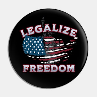 Freedom Fighters "Legalize Freedom" Pin