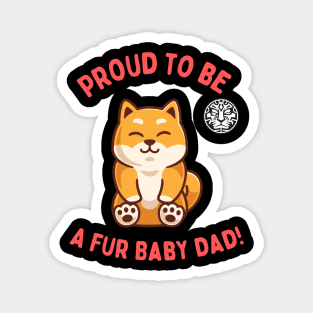 Jinrai: Fur Baby For Dad's Magnet