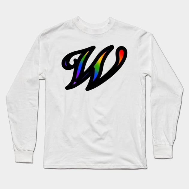 JennaBunnies Rainbow Cursive Letter T-Shirt