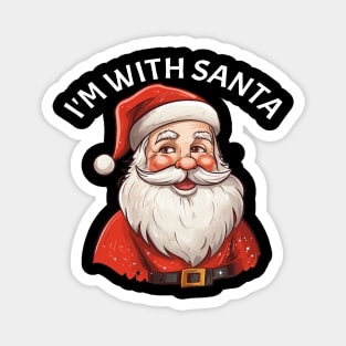 I'm With Santa Claus Fun Christmas Design For Mrs. Santa Claus Magnet