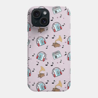 Music Devices Pattern Phone Case