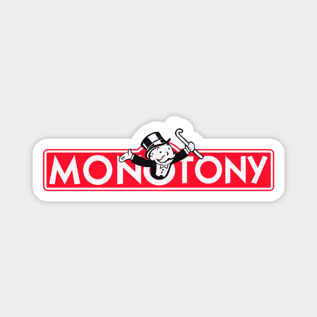 Monotony - Board Game Shirts Magnet by toruandmidori