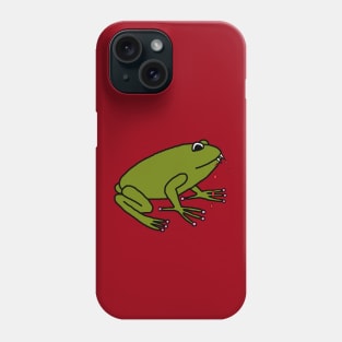 Animals with Sharp Teeth Green Frog Phone Case