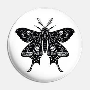 Death moth Pin