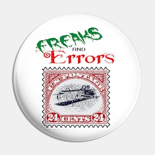 Freaks and Errors Stamps Pin