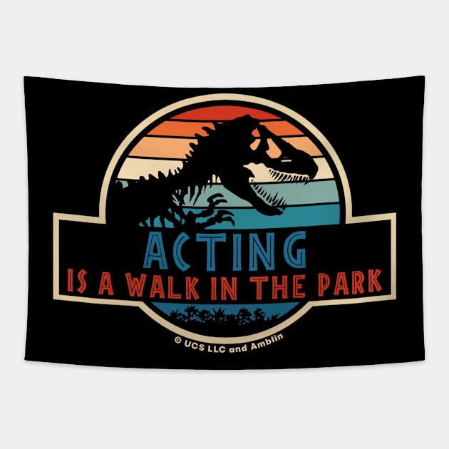 Jurassic Park actor job gifts - a walk in the park Tapestry by SerenityByAlex