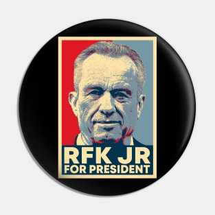 Robert Kennedy Jr For President 2024 President Campaign Hope Artwork Pin