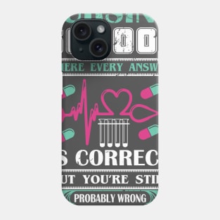 Nursing School Problems Phone Case