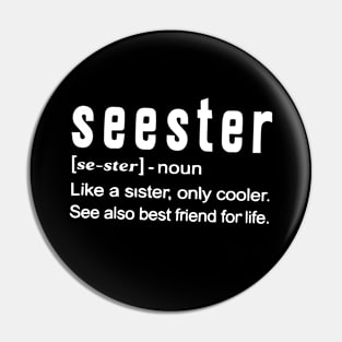Like A Sister Only Cooler Pin