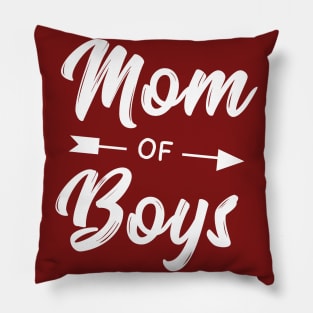 mom of boys Pillow