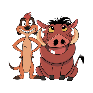 Timon & Pumba cute friends, lion king, hakuna matata T-Shirt