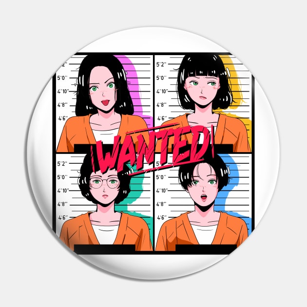 Wanted Pin by chao-illustrator