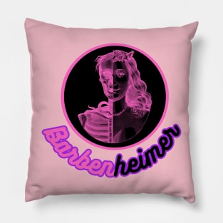 BARBENHEIMER. MEMENTO MORI. PINK. TWO TONE. Pillow