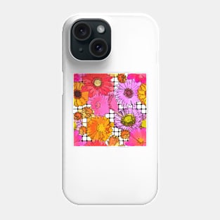 Flower Grid - Abstract Phone Case