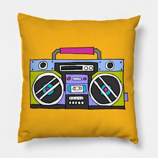 Miniature boombox Pillow