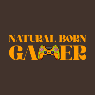 Cool Gaming Natural Born Gamer Controller T-Shirt