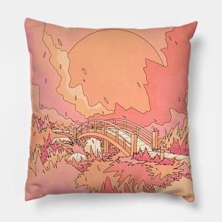 Summer Grassland Bridge Pillow