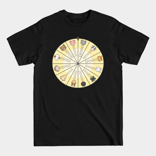 Discover Wheel of Chinese Zodiac - Chinese Zodiac - T-Shirt