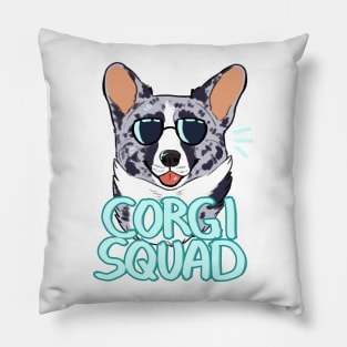 CORGI SQUAD (merle) Pillow