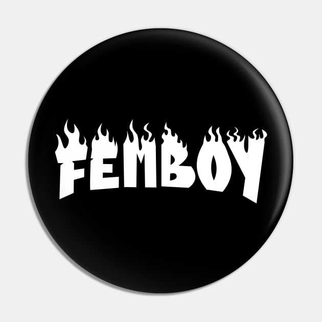 Femboy Fire Pin by QCult