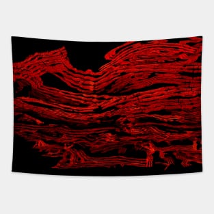 Red Threads Tapestry