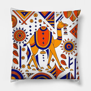 camel motif Pillow