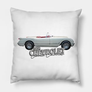 1954 Chevrolet Corvette Convertible Pillow