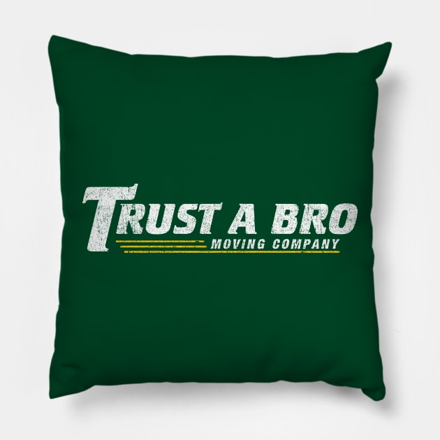 Trust A Bro Moving Company - Hawkeye Pillow by huckblade