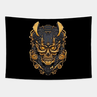 ETHEREAL GOLD SKULL V2 Tapestry