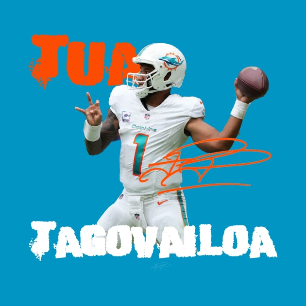 Tua Tagovailoa by CovpaTees