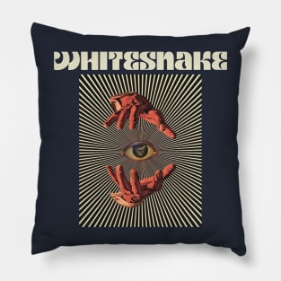 Hand Eyes Whitesnake Pillow