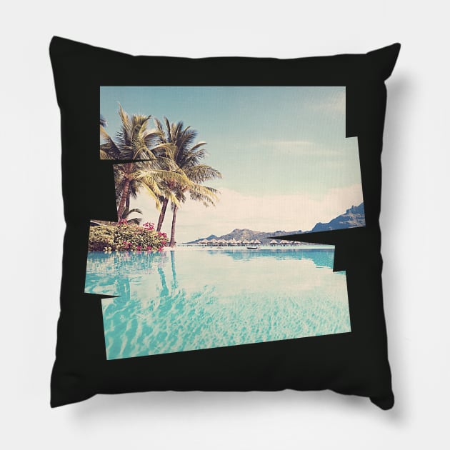 Beautiful landscape Ready for new adventure Wanderlust holidays vacation Pillow by BoogieCreates