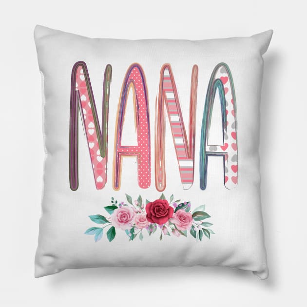 Nana. Grandmother Pillow by Satic