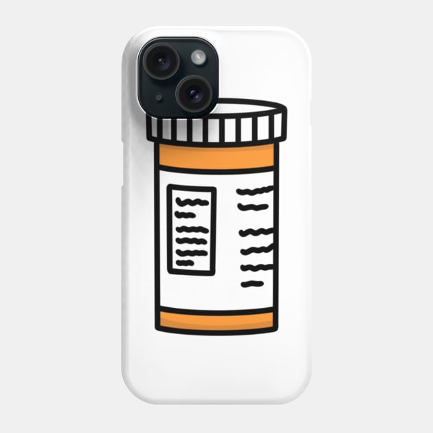 Prescription Bottle Phone Case by Reeseworks