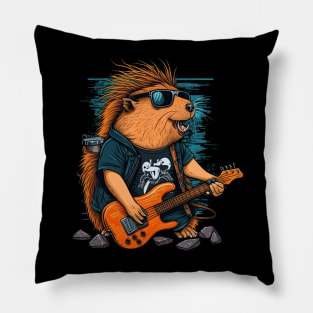 Capybara Rocker Pillow